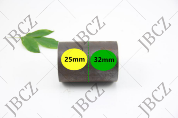 Match the size of transition coupling